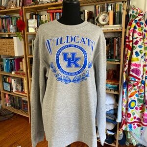 Fanatics Gray Wildcats Crewneck Sweater